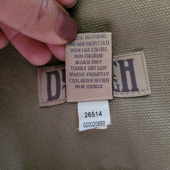 Duluth Trading Co. Fire Hose Presentation Jacket Mens 3XL XXXL Khaki Coat Heavy - Picture 3 of 10